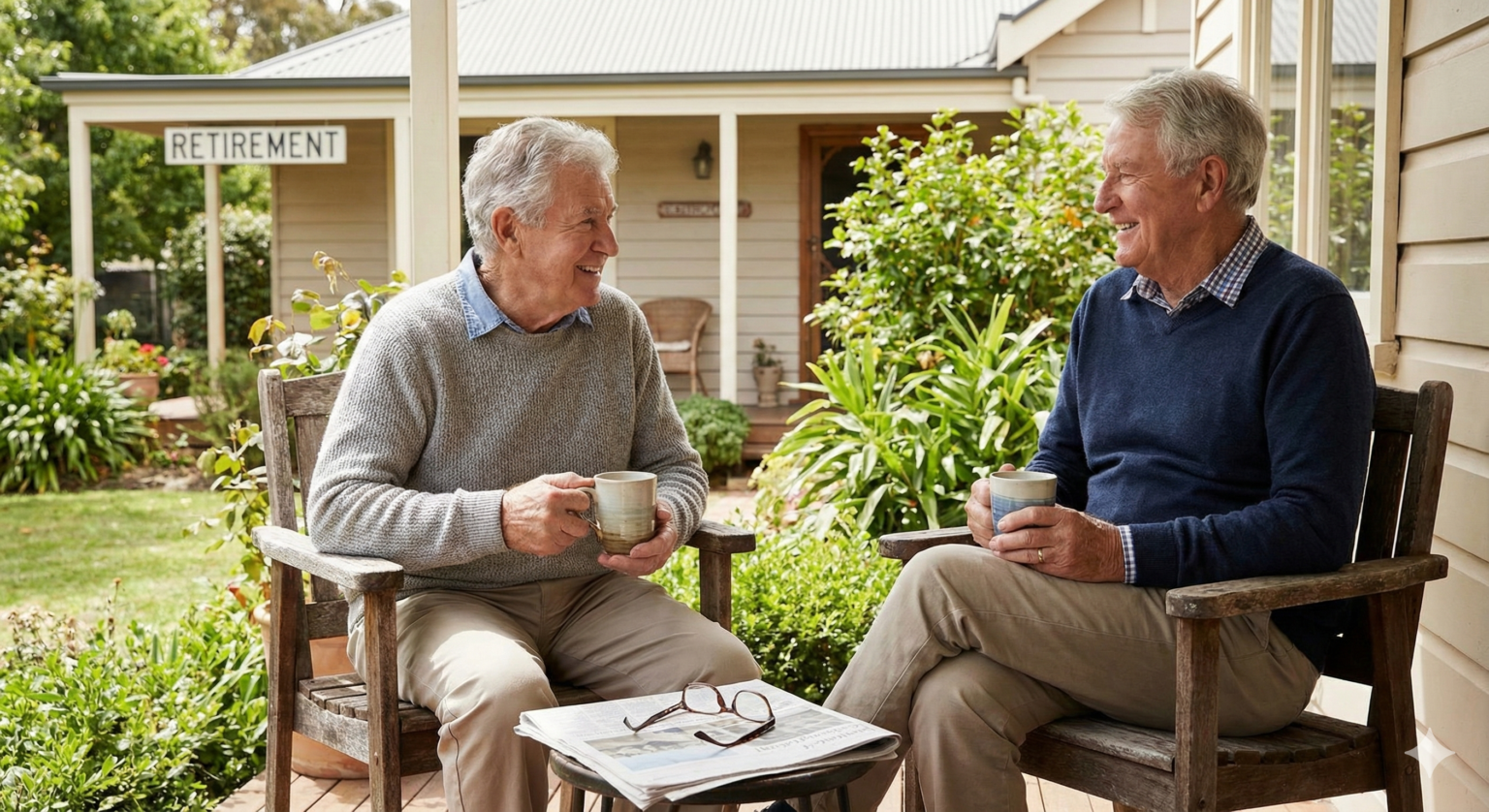Idosos felizes analisando documentos sobre as Regras de Transição INSS 2026 e aposentadoria.